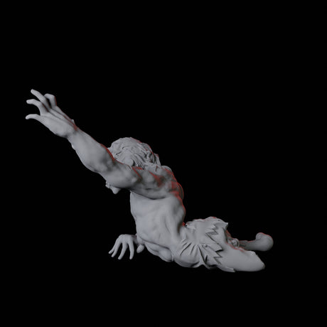 Zombie E Miniature for Dungeons and Dragons, Pathfinder or other TTRPGs
