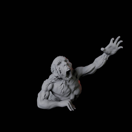 Zombie E Miniature for Dungeons and Dragons, Pathfinder or other TTRPGs