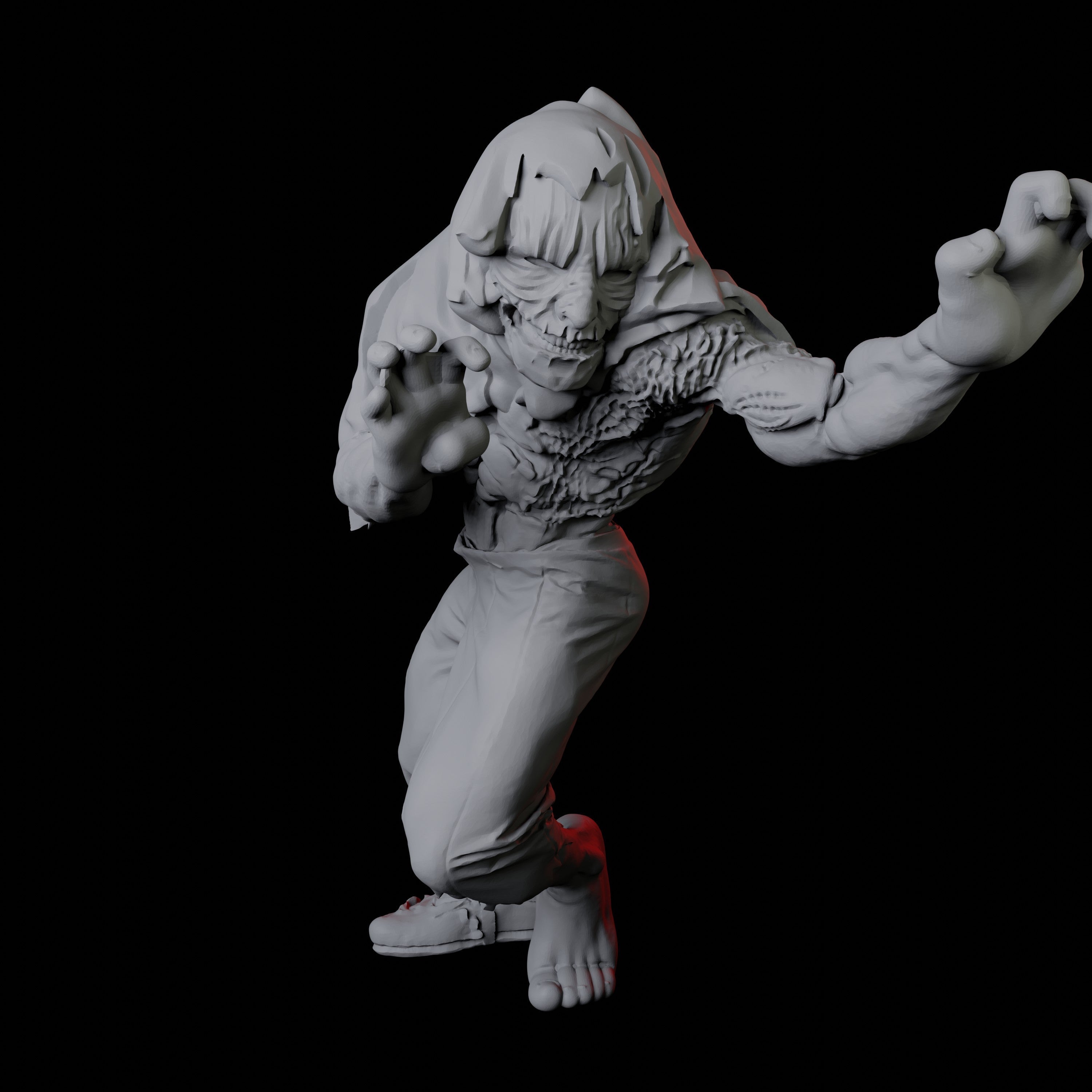 Zombie Miniature F for Dungeons and Dragons - Myth Forged