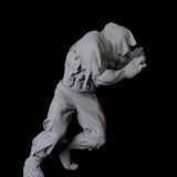 Zombie F Miniature for Dungeons and Dragons, Pathfinder or other TTRPGs