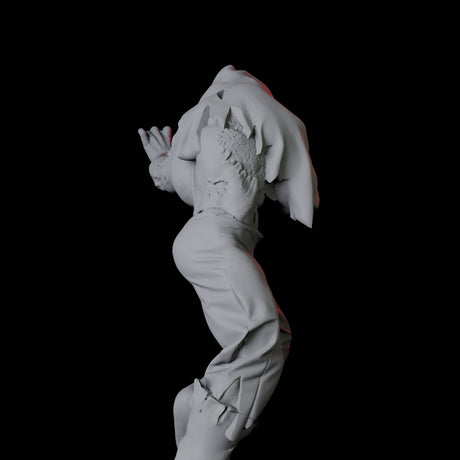 Zombie F Miniature for Dungeons and Dragons, Pathfinder or other TTRPGs