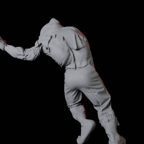 Zombie F Miniature for Dungeons and Dragons, Pathfinder or other TTRPGs