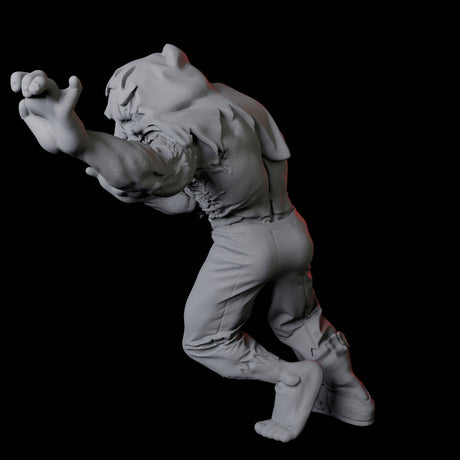 Zombie F Miniature for Dungeons and Dragons, Pathfinder or other TTRPGs