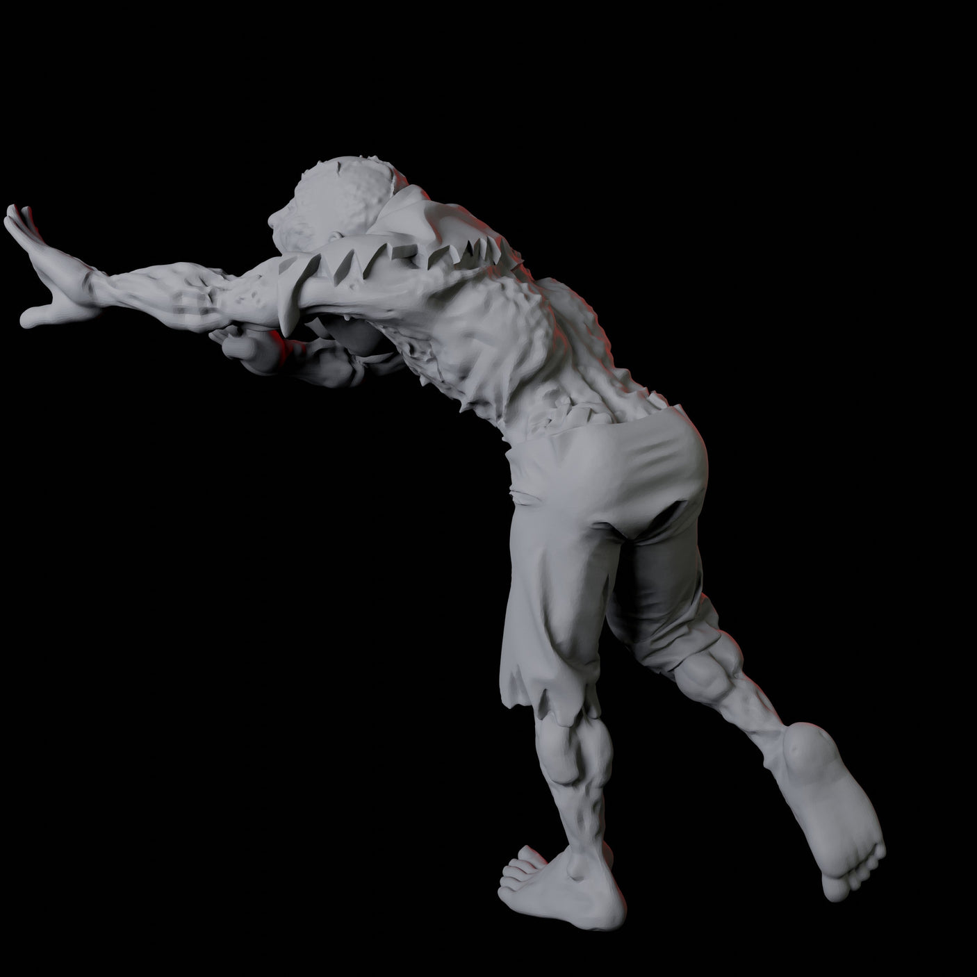 Zombie G Miniature for Dungeons and Dragons, Pathfinder or other TTRPGs