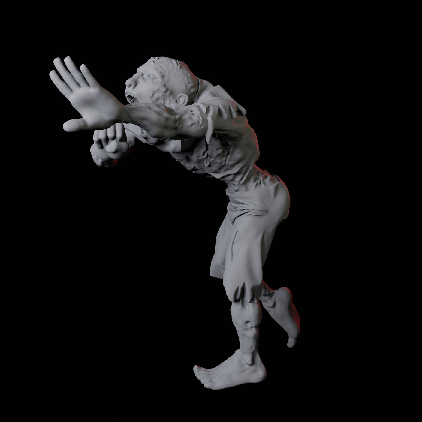Zombie G Miniature for Dungeons and Dragons, Pathfinder or other TTRPGs