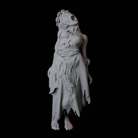 Zombie H Miniature for Dungeons and Dragons, Pathfinder or other TTRPGs