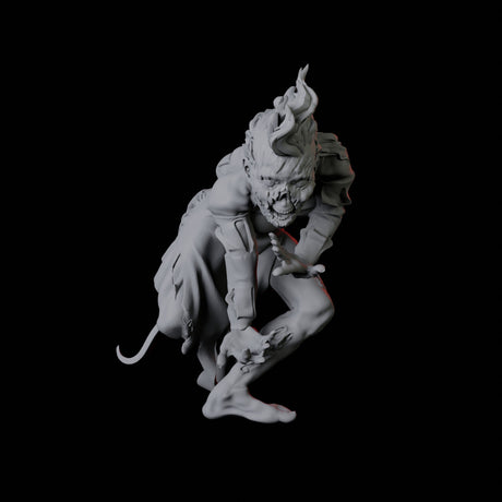 Zombie J Miniature for Dungeons and Dragons, Pathfinder or other TTRPGs