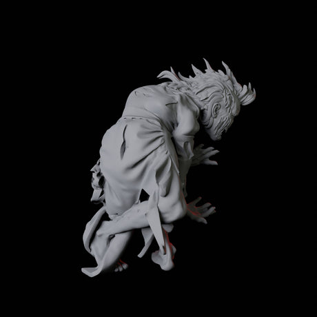 Zombie J Miniature for Dungeons and Dragons, Pathfinder or other TTRPGs