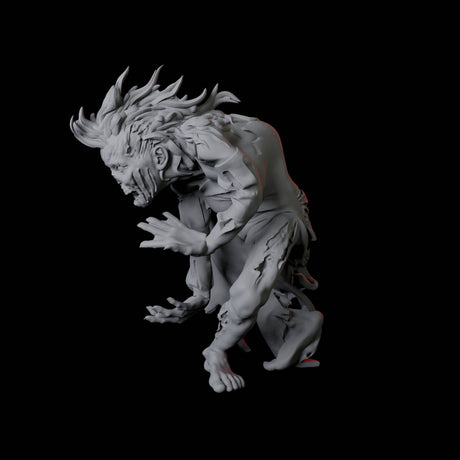 Zombie J Miniature for Dungeons and Dragons, Pathfinder or other TTRPGs