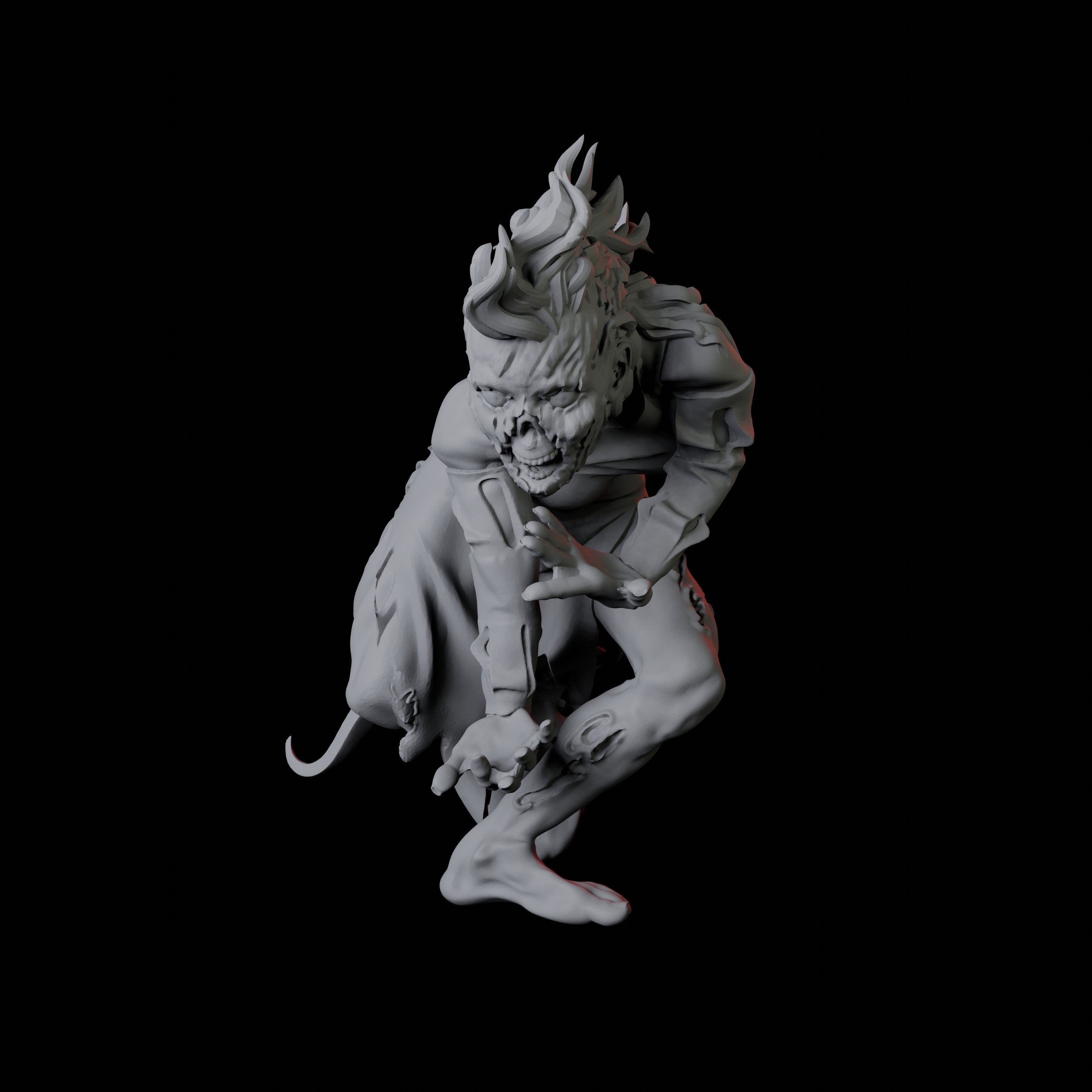 Zombie Miniature J for Dungeons and Dragons - Myth Forged