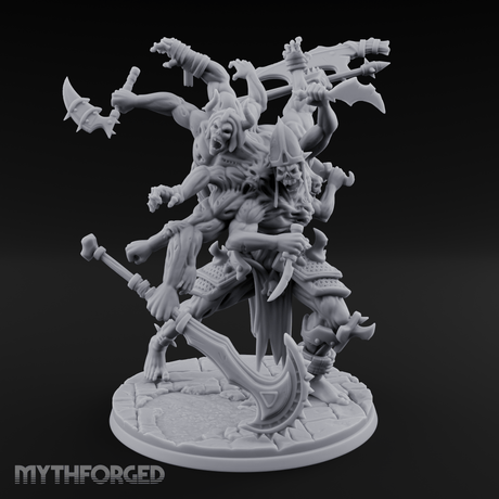 Arms Flailing Wildly Undead Atropal Scion Miniature for Dungeons and Dragons, Pathfinder or other TTRPGs