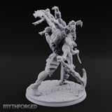 Arms Flailing Wildly Undead Atropal Scion Miniature for Dungeons and Dragons, Pathfinder or other TTRPGs