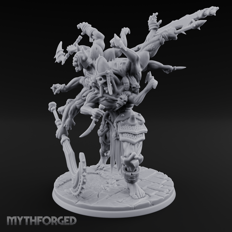 Arms Flailing Wildly Undead Atropal Scion Miniature for Dungeons and Dragons, Pathfinder or other TTRPGs