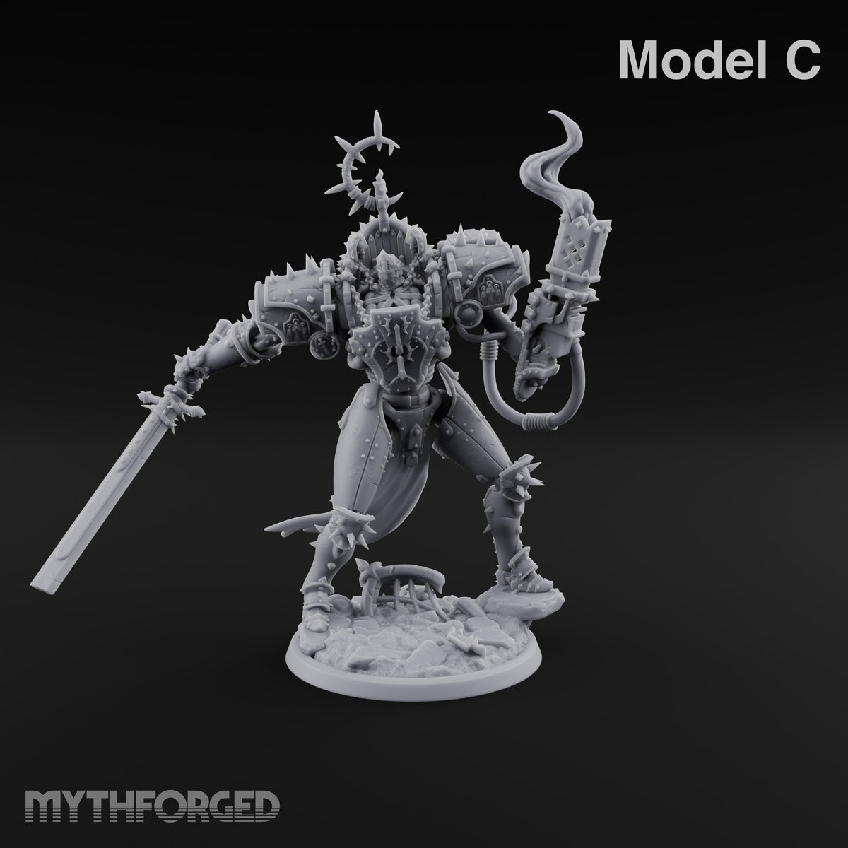Confession Hours Are Over Warforged Spiked Champion C
