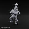Accordion Squeezing Gnome Bard Miniature for Dungeons and Dragons, Pathfinder or other TTRPGs