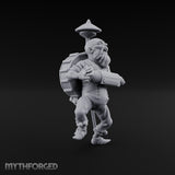 Accordion Squeezing Gnome Bard Miniature for Dungeons and Dragons, Pathfinder or other TTRPGs