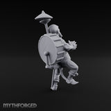 Accordion Squeezing Gnome Bard Miniature for Dungeons and Dragons, Pathfinder or other TTRPGs
