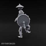 Accordion Squeezing Gnome Bard Miniature for Dungeons and Dragons, Pathfinder or other TTRPGs