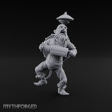 Accordion Squeezing Gnome Bard Miniature for Dungeons and Dragons, Pathfinder or other TTRPGs