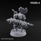 Disfigured Human Carriers Miniature for Dungeons and Dragons, Pathfinder or other TTRPGs