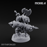 Disfigured Human Carriers Miniature for Dungeons and Dragons, Pathfinder or other TTRPGs