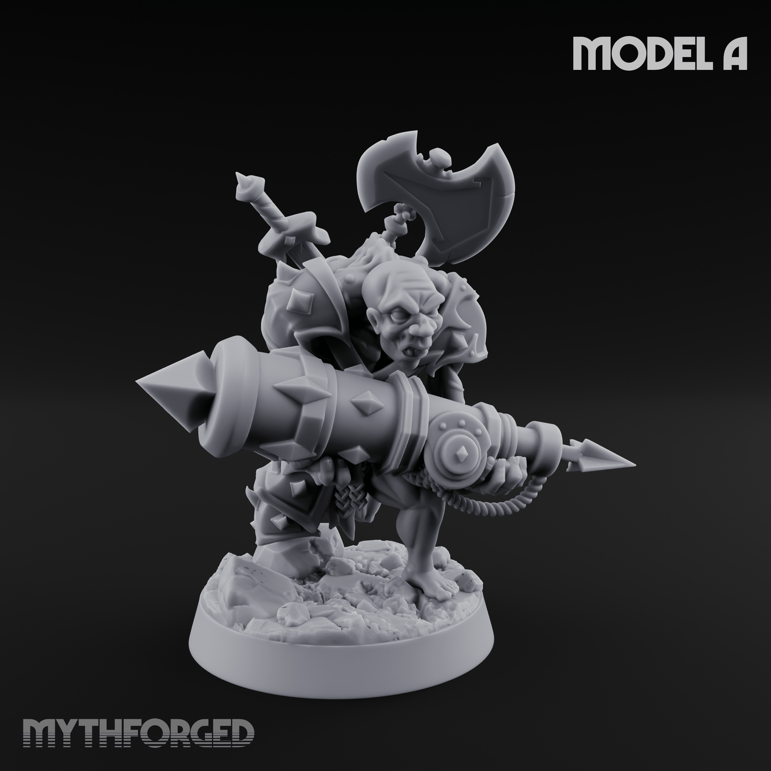 Disfigured Human Carriers A Miniature for Dungeons and Dragons, Pathfinder or other TTRPGs