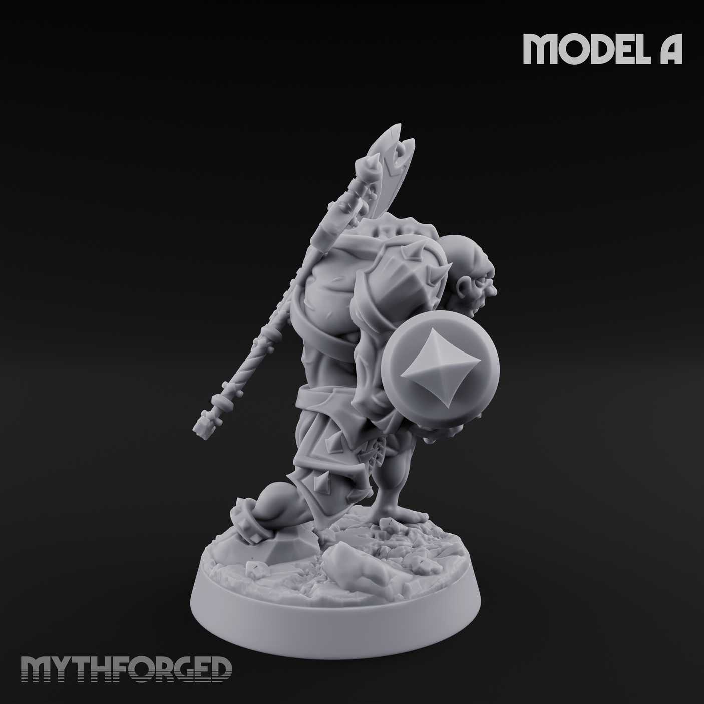 Disfigured Human Carriers A Miniature for Dungeons and Dragons, Pathfinder or other TTRPGs