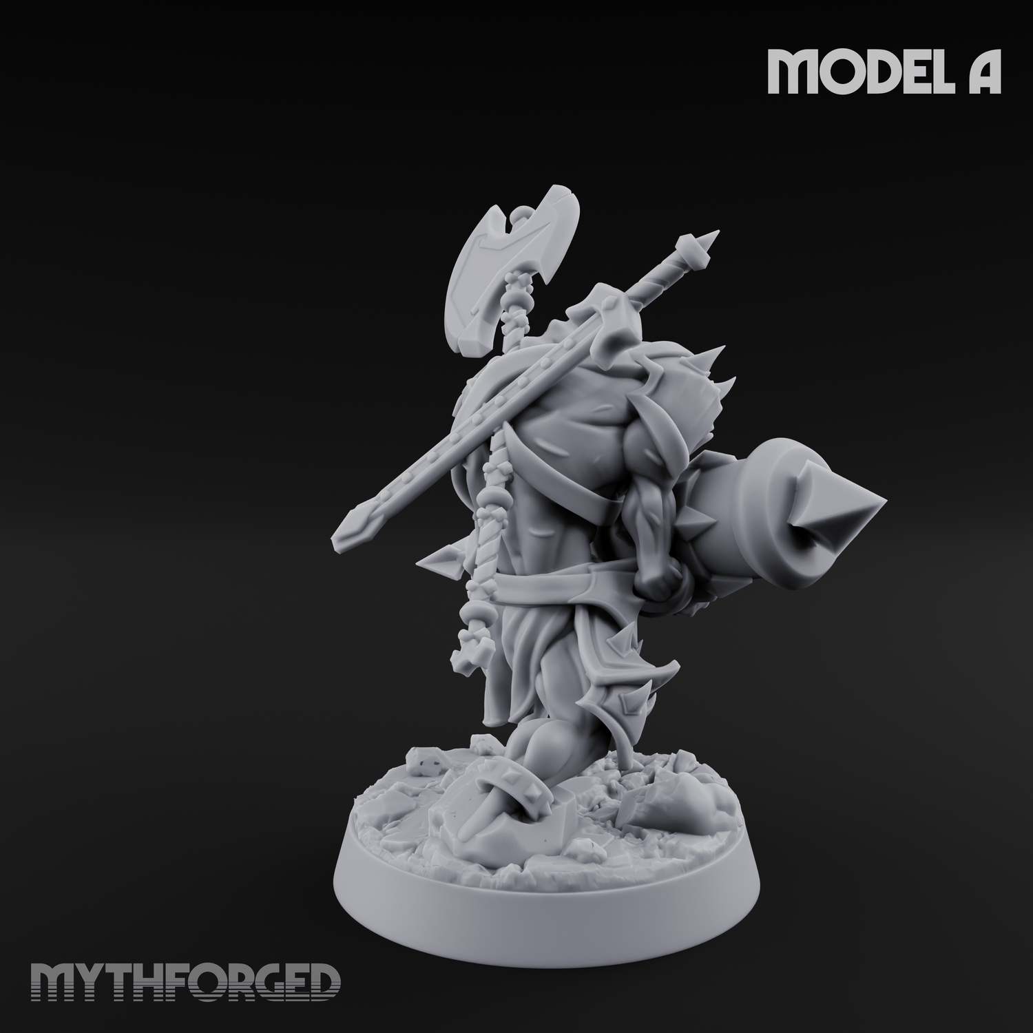 Disfigured Human Carriers A Miniature for Dungeons and Dragons, Pathfinder or other TTRPGs
