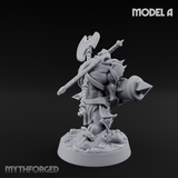 Disfigured Human Carriers A Miniature for Dungeons and Dragons, Pathfinder or other TTRPGs
