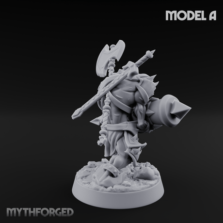 Disfigured Human Carriers A Miniature for Dungeons and Dragons, Pathfinder or other TTRPGs