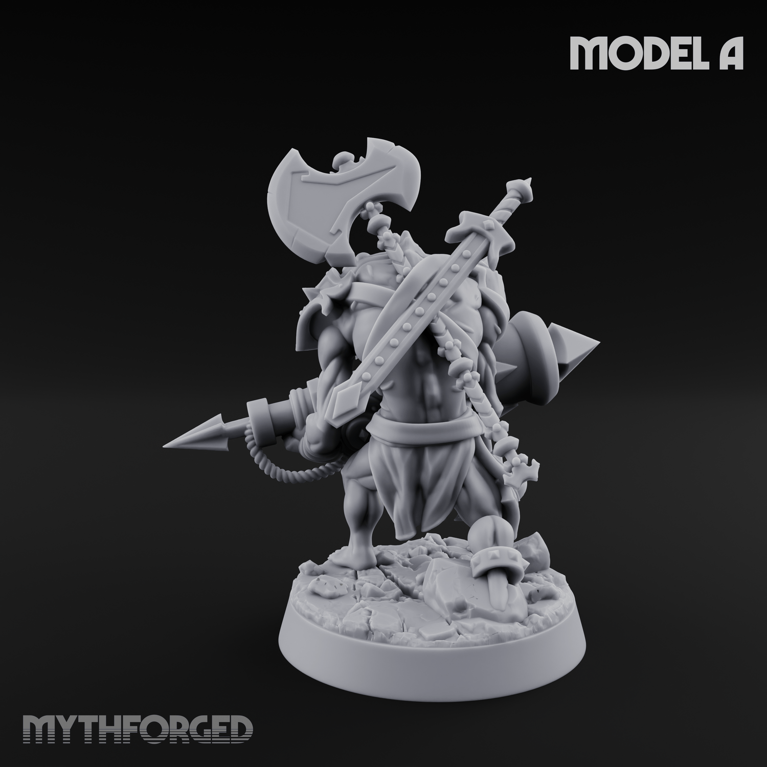 Disfigured Human Carriers A Miniature for Dungeons and Dragons, Pathfinder or other TTRPGs
