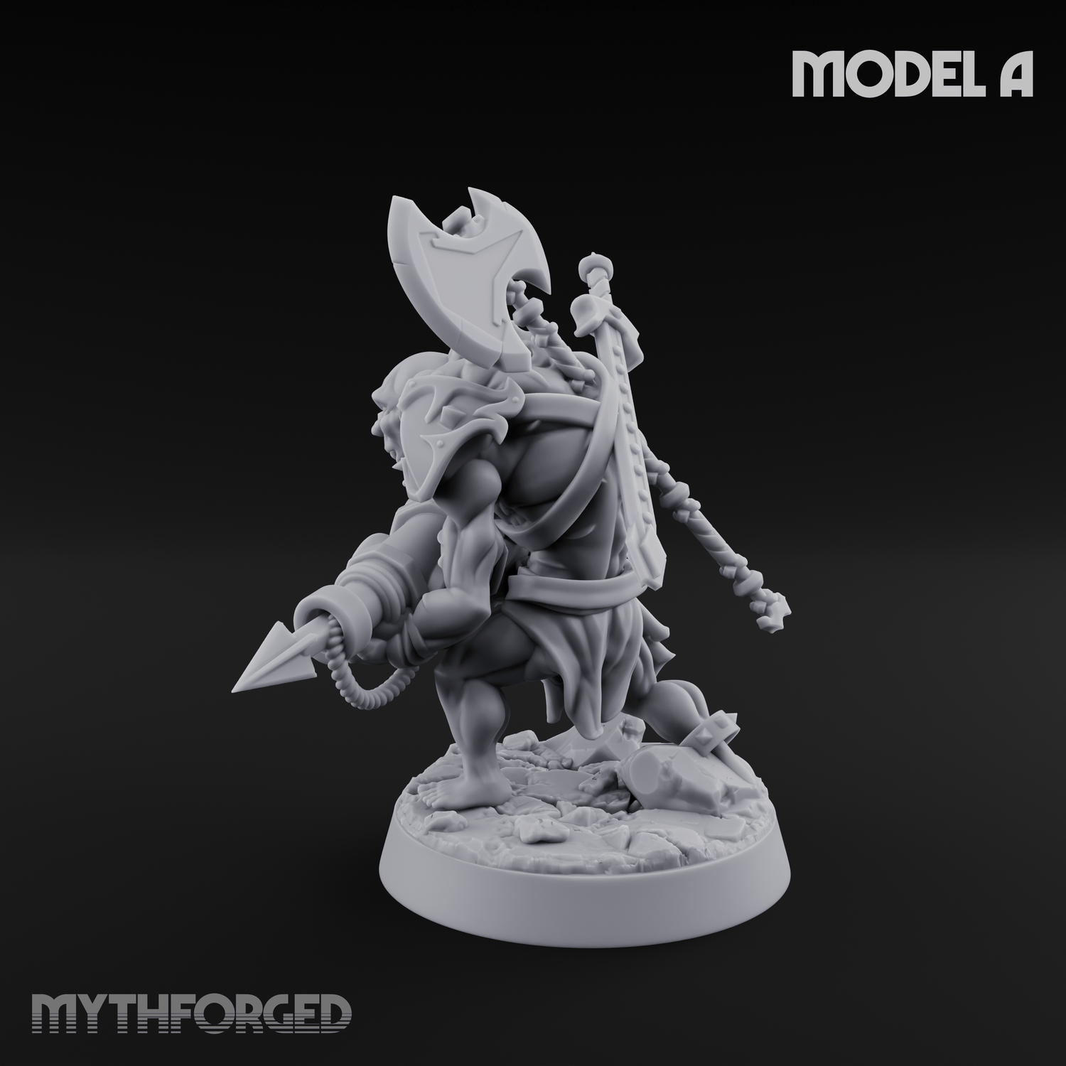 Disfigured Human Carriers A Miniature for Dungeons and Dragons, Pathfinder or other TTRPGs