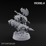 Disfigured Human Carriers A Miniature for Dungeons and Dragons, Pathfinder or other TTRPGs