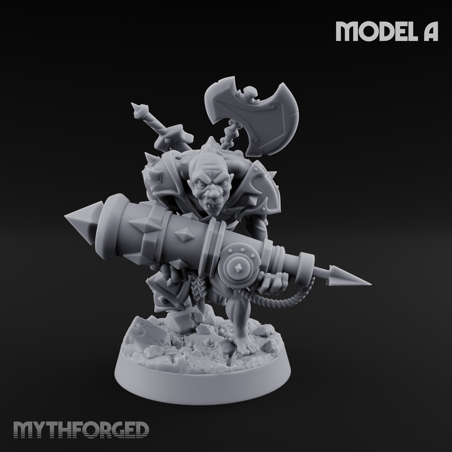 Disfigured Human Carriers A Miniature for Dungeons and Dragons, Pathfinder or other TTRPGs