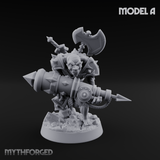 Disfigured Human Carriers A Miniature for Dungeons and Dragons, Pathfinder or other TTRPGs