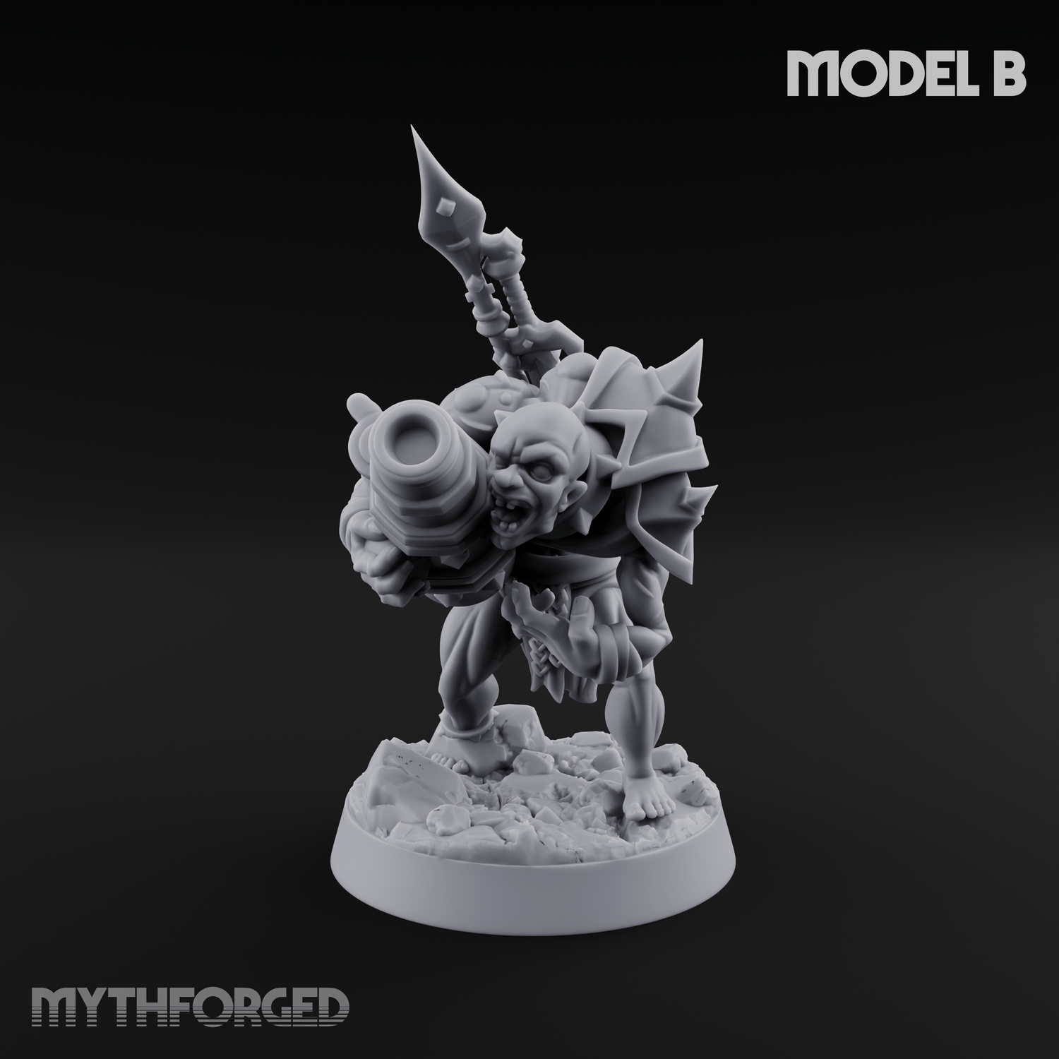 Disfigured Human Carriers Miniature for Dungeons and Dragons, Pathfinder or other TTRPGs