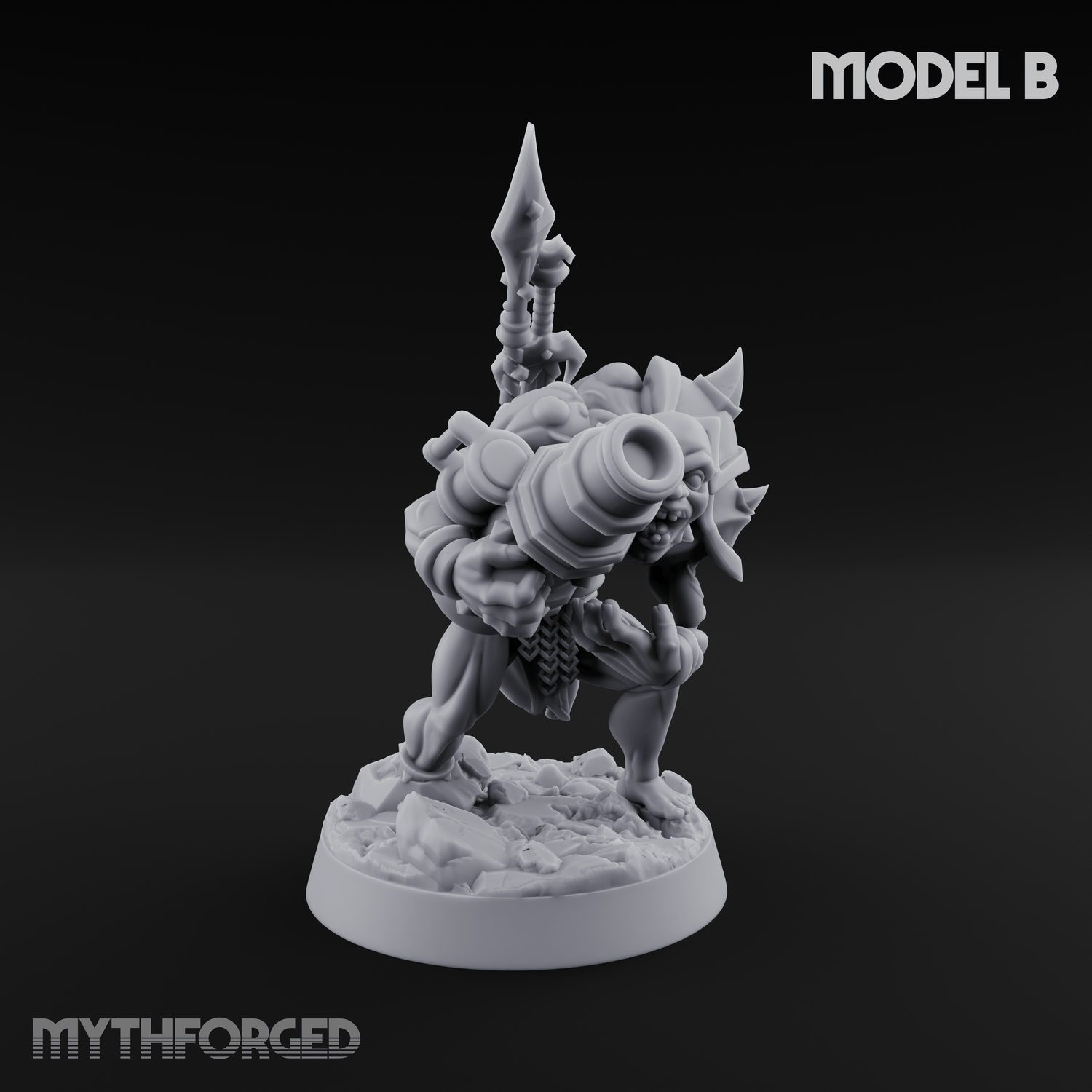 Disfigured Human Carriers Miniature for Dungeons and Dragons, Pathfinder or other TTRPGs