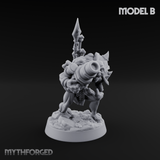 Disfigured Human Carriers Miniature for Dungeons and Dragons, Pathfinder or other TTRPGs