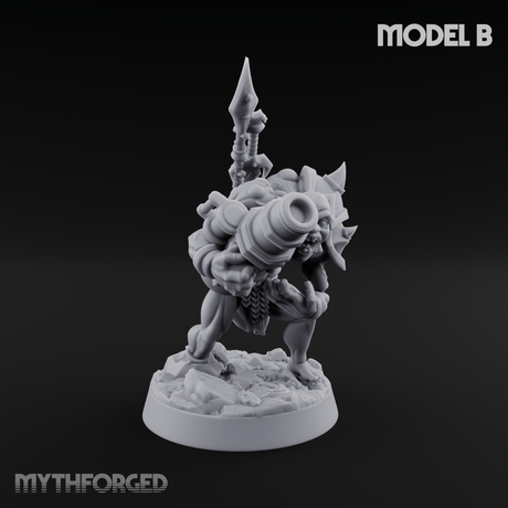 Disfigured Human Carriers Miniature for Dungeons and Dragons, Pathfinder or other TTRPGs