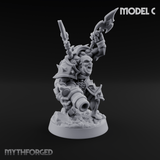 Disfigured Human Carriers C Miniature for Dungeons and Dragons, Pathfinder or other TTRPGs