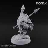 Disfigured Human Carriers C Miniature for Dungeons and Dragons, Pathfinder or other TTRPGs