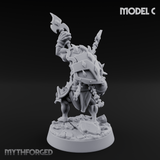 Disfigured Human Carriers C Miniature for Dungeons and Dragons, Pathfinder or other TTRPGs