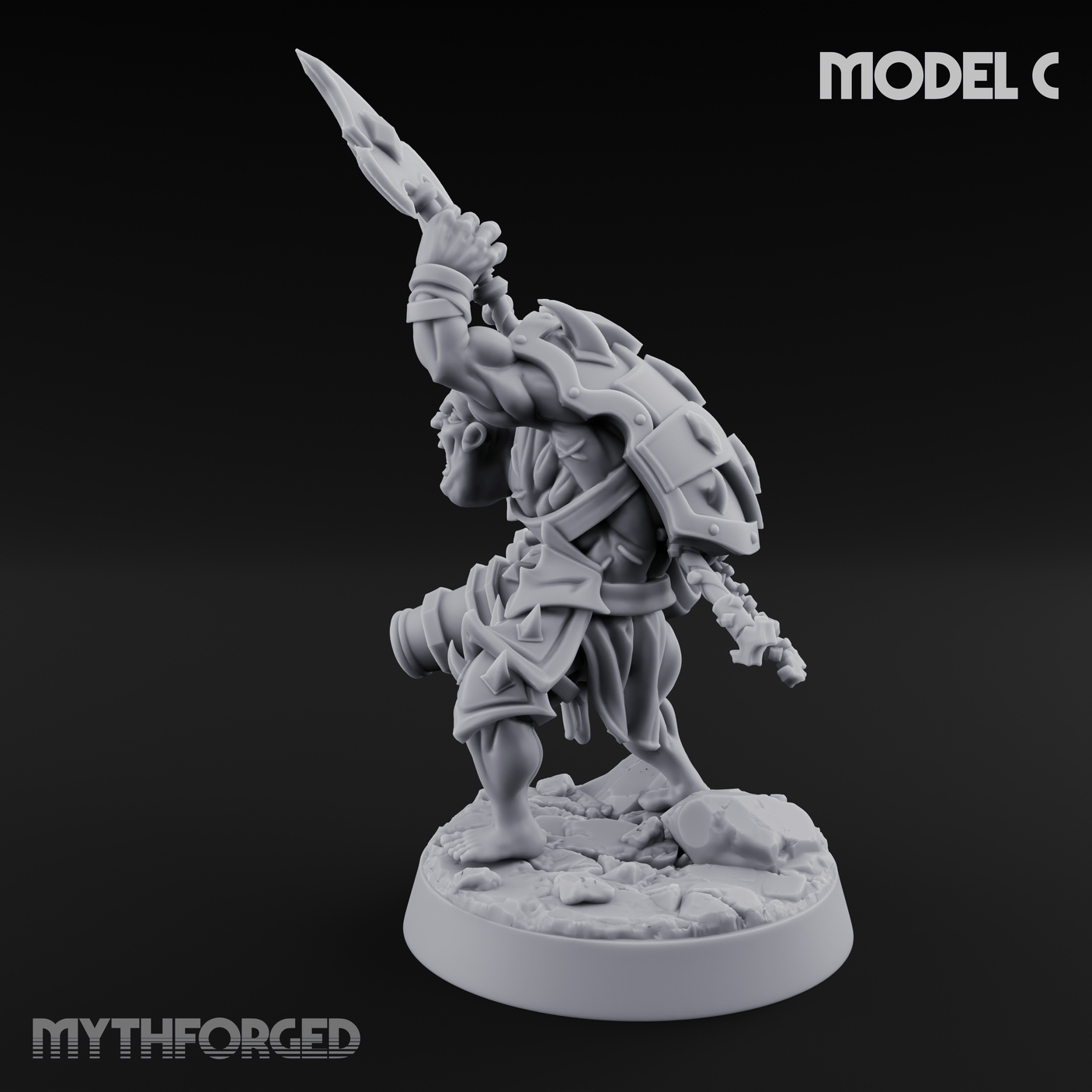 Disfigured Human Carriers C Miniature for Dungeons and Dragons, Pathfinder or other TTRPGs