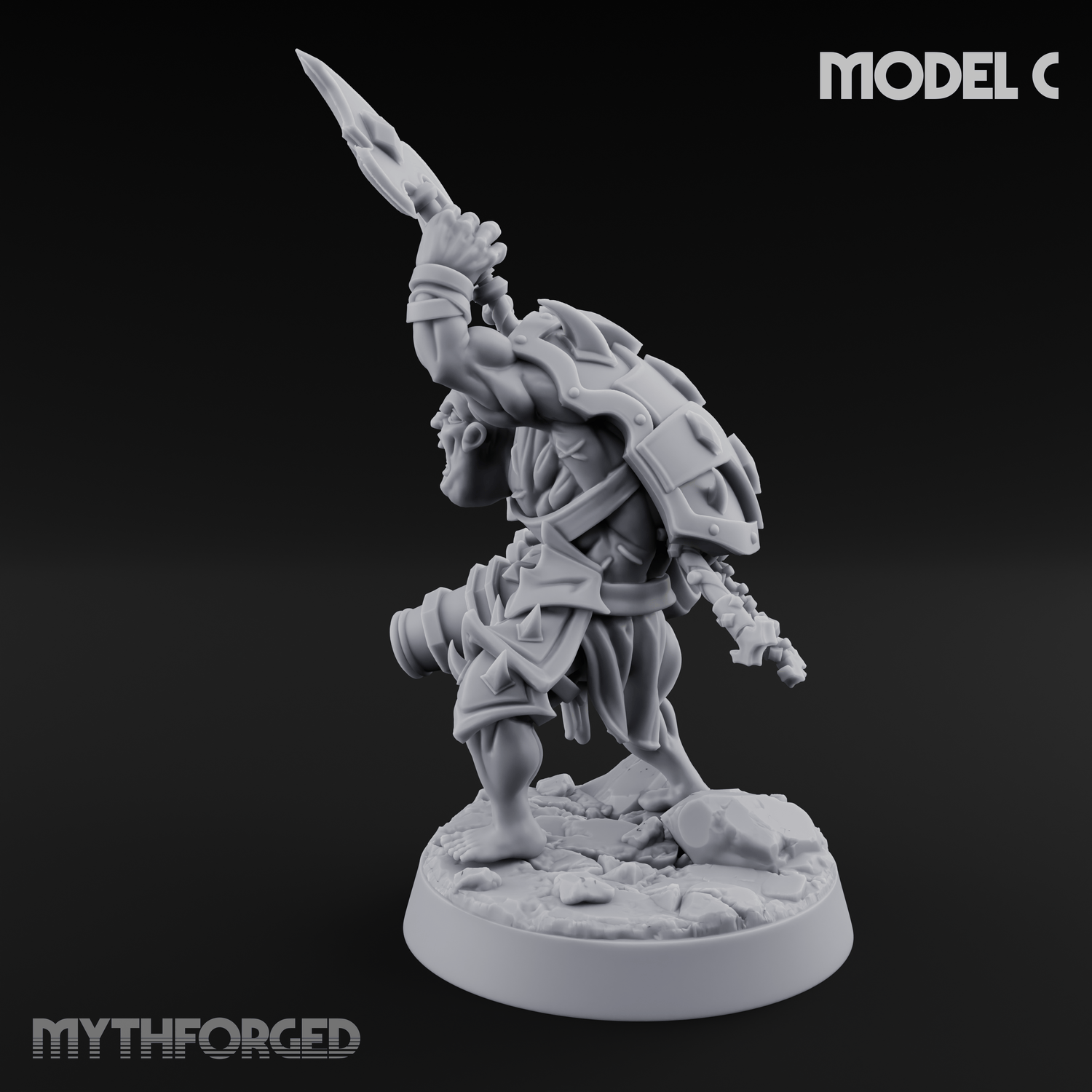 Disfigured Human Carriers C Miniature for Dungeons and Dragons, Pathfinder or other TTRPGs