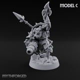 Disfigured Human Carriers C Miniature for Dungeons and Dragons, Pathfinder or other TTRPGs