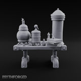 Boiler Room on a Tabletop Alchemist Workbench Desk