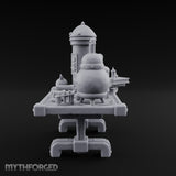 Boiler Room on a Tabletop Alchemist Workbench Desk