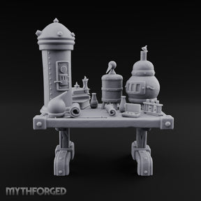 Boiler Room on a Tabletop Alchemist Workbench Desk
