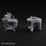 Quill Dipped, Skull Watching Alchemist Work Tables