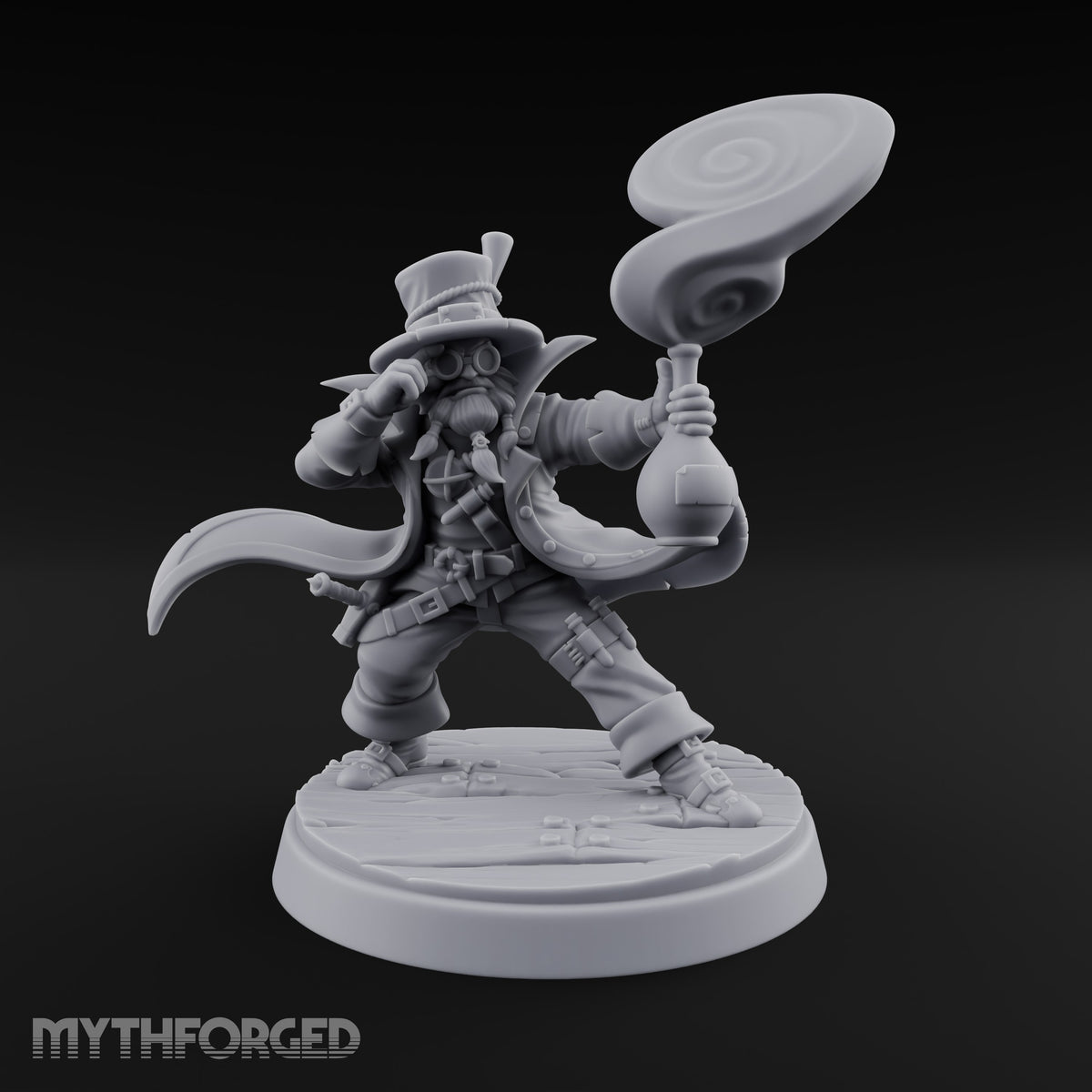 Stand Back, Fumes Rising Gnome Alchemist